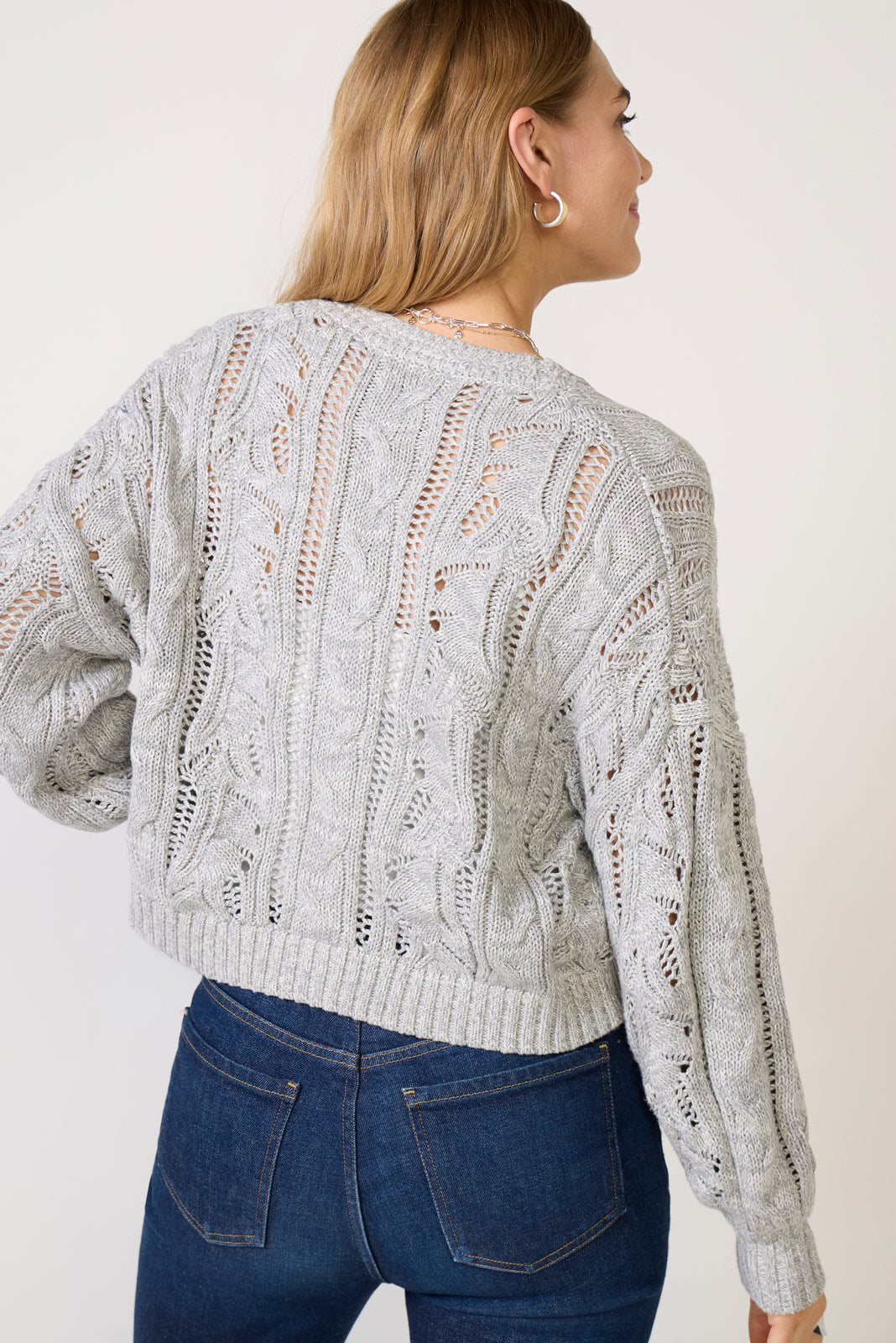 Brielle Pointelle Cardigan