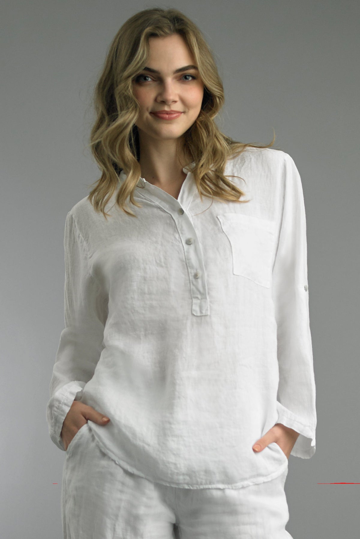 3 BUTTON TUNIC