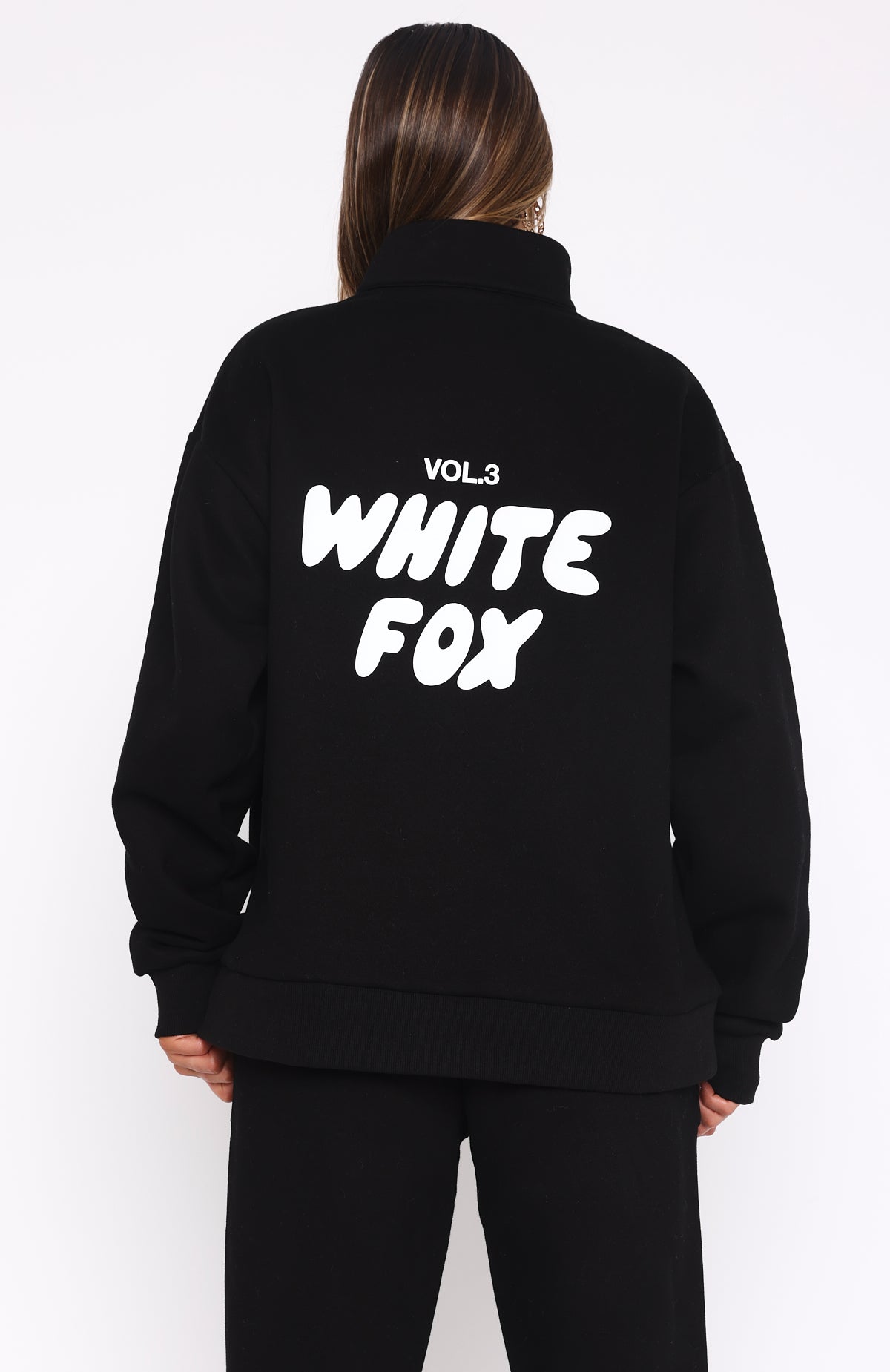Offstage Zip Front Sweater Monochrome