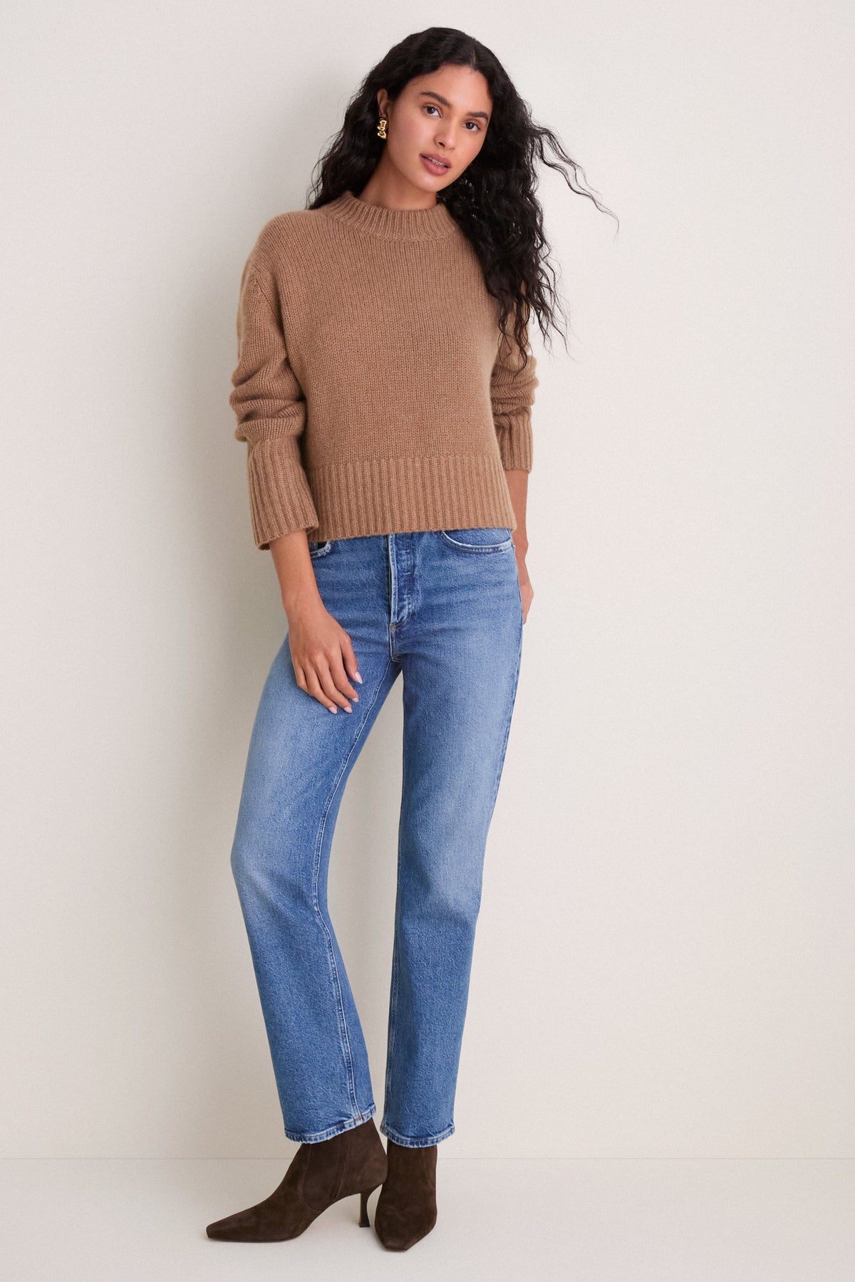 Haystack Cashmere Pearce Crewneck