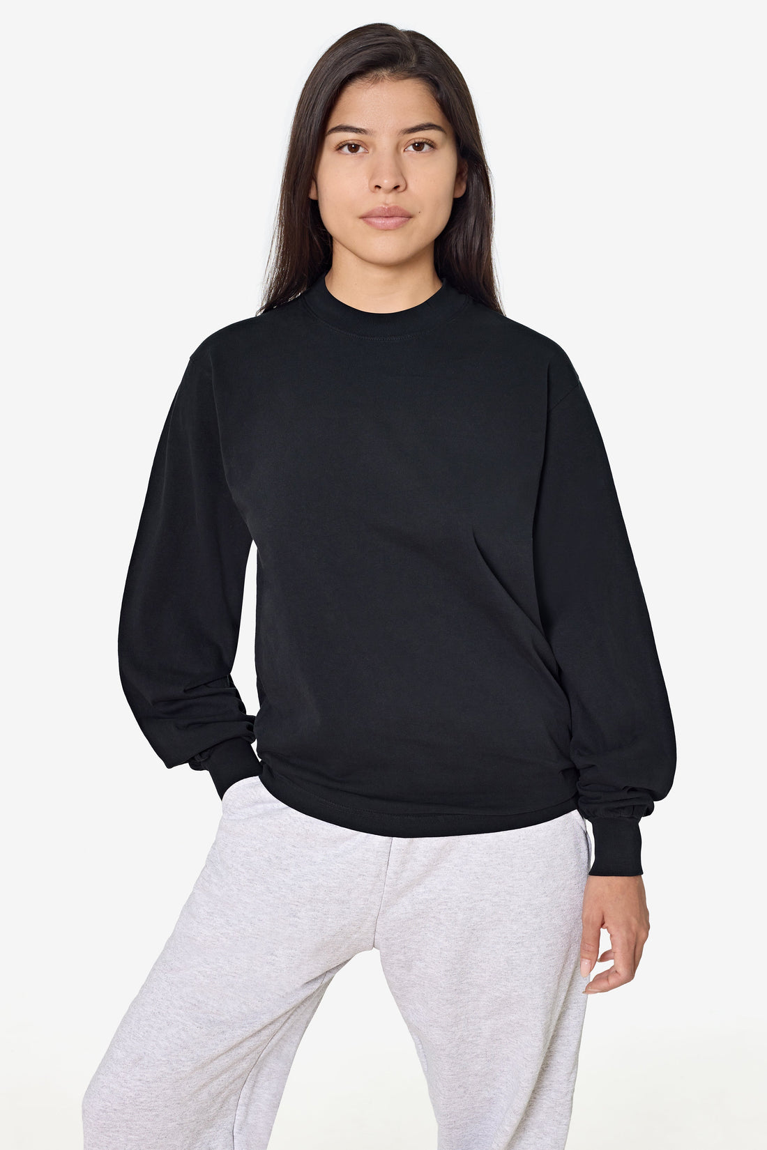 1807GD Unisex - 6.5oz Long Sleeve Garment Dye Crew Neck T-Shirt