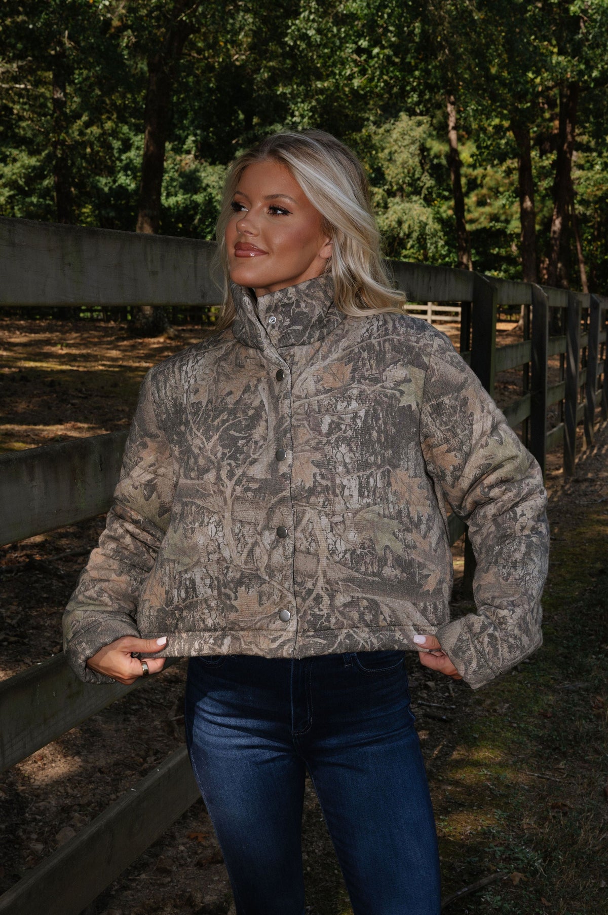 Camo Puffer Jacket