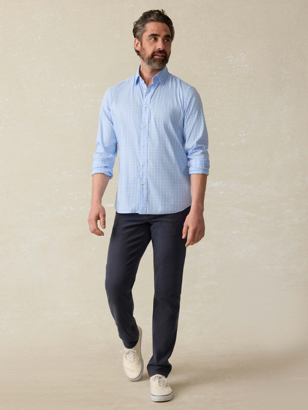 The Movement Shirt - Sky Shore Plaid