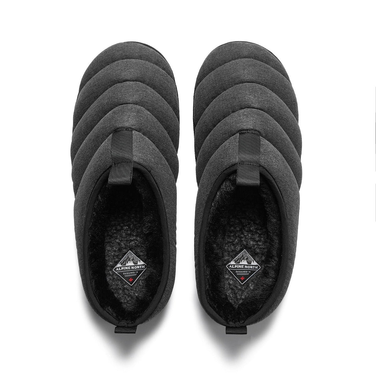 SEATON | INSULATED PUFFER SLIPPERS, GREY