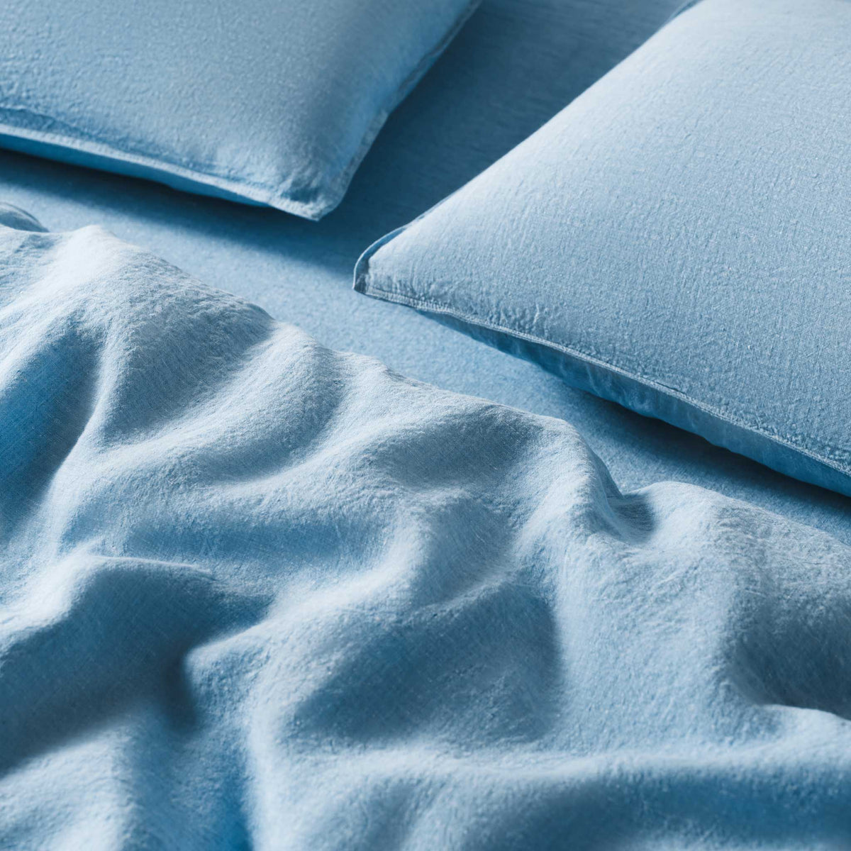 Washed European Linen Pillowcase Set
