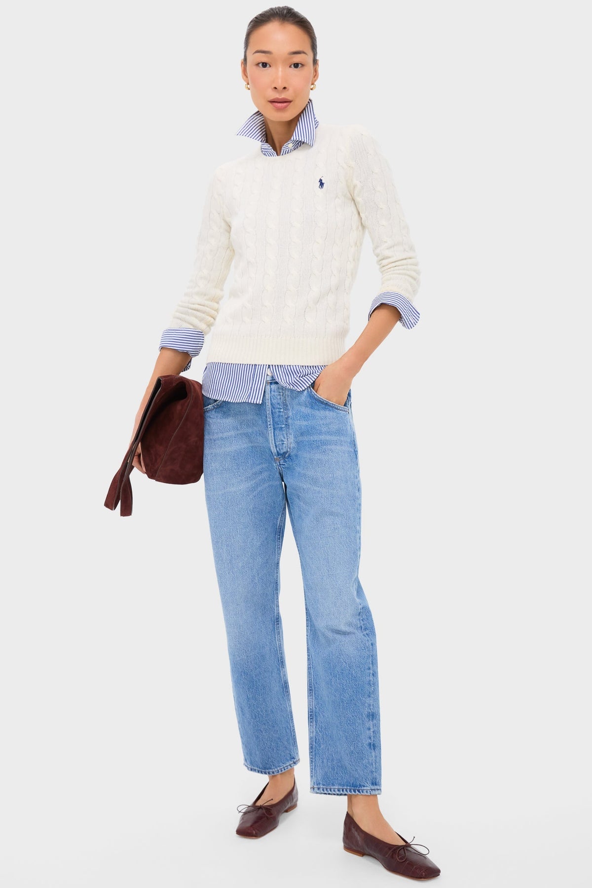 Cream Juliana Longsleeve Pullover