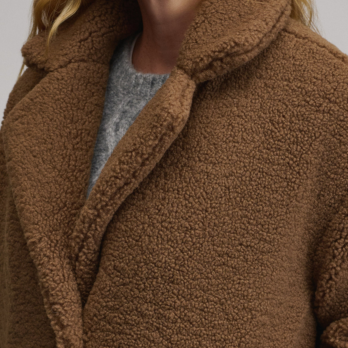 Women's Plush Trench Coat