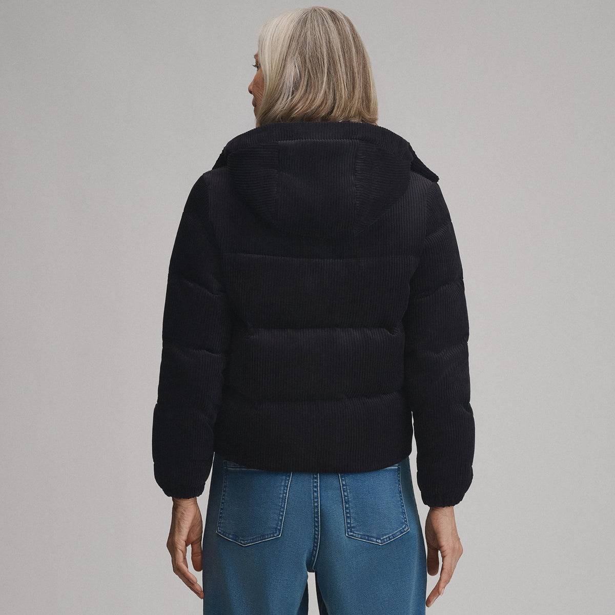 Women's Plush Puff Jacket - Cord