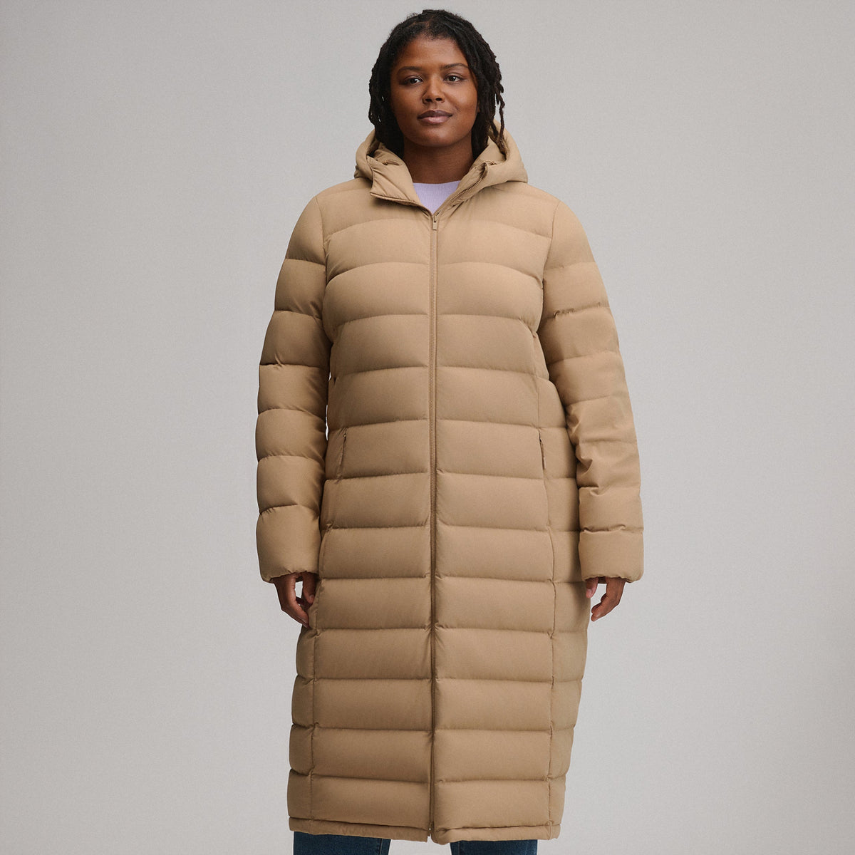 Women's EB Stretch Down Hooded Duffle Coat