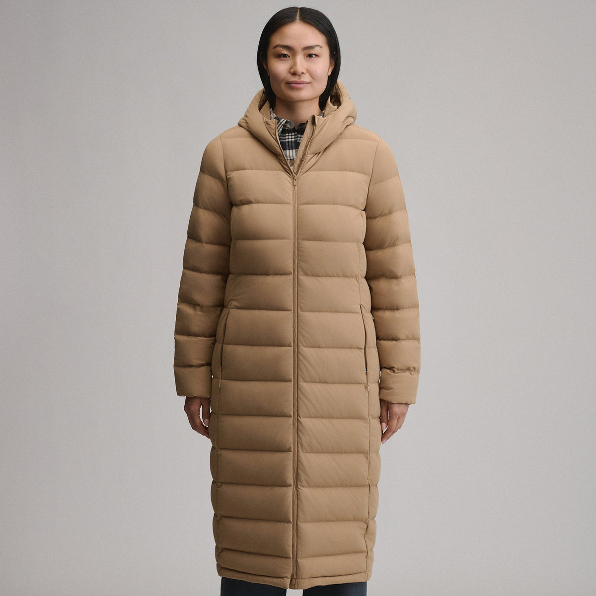 Women's EB Stretch Down Hooded Duffle Coat