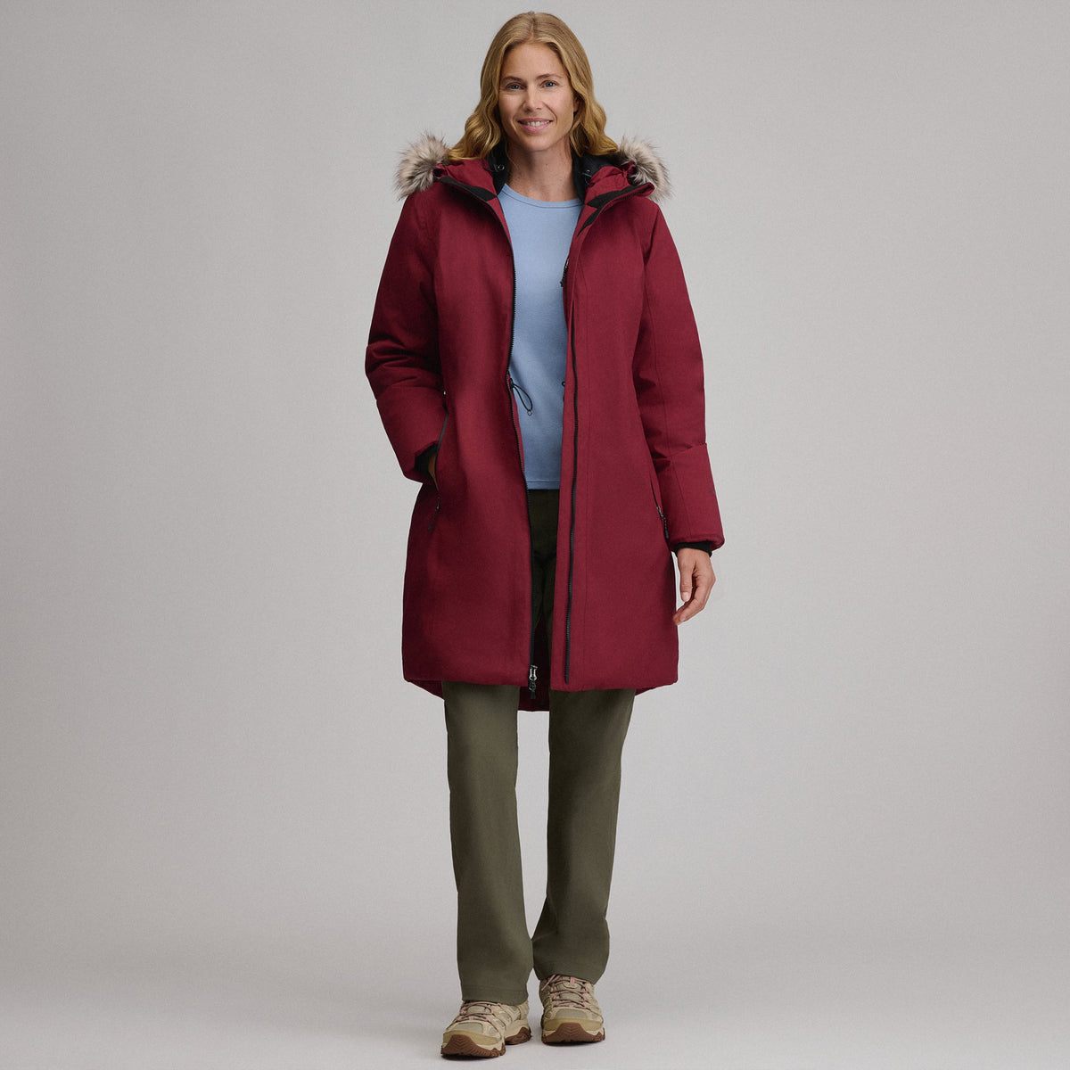 Women's Olympia Waterproof Down Stadium Coat