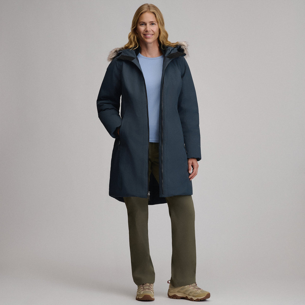 Women's Olympia Waterproof Down Stadium Coat