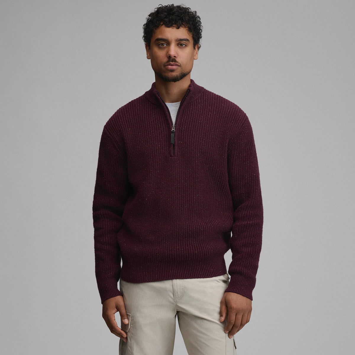 Men's Fletcher Bay Quarter-Zip Sweater