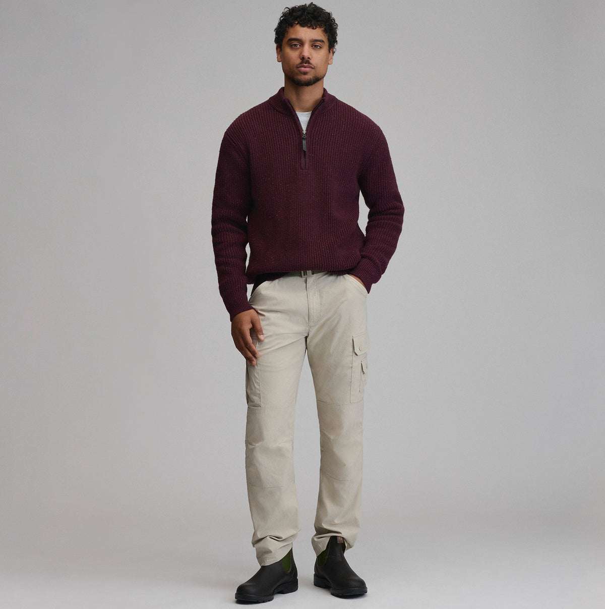 Men's Fletcher Bay Quarter-Zip Sweater