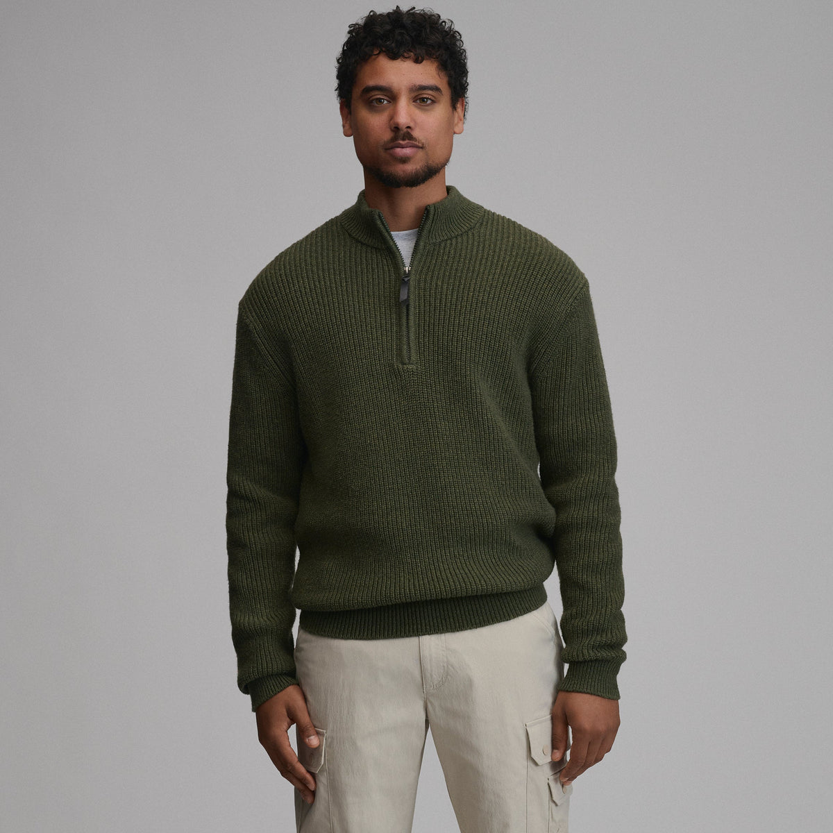 Men's Fletcher Bay Quarter-Zip Sweater
