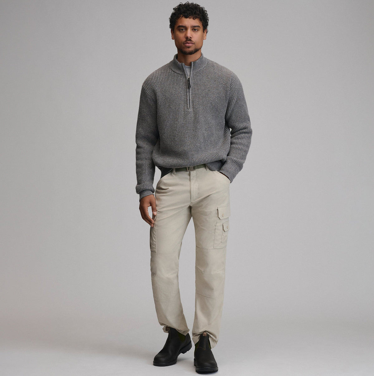 Men's Fletcher Bay Quarter-Zip Sweater