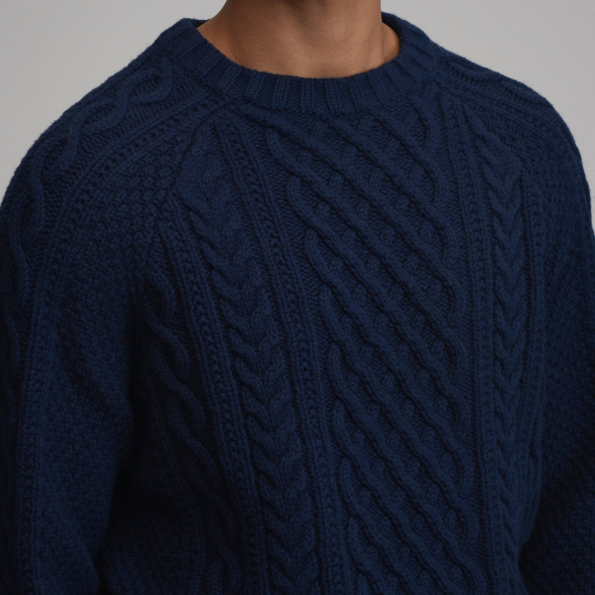Men's Northwest Cable-Knit Crew Sweater