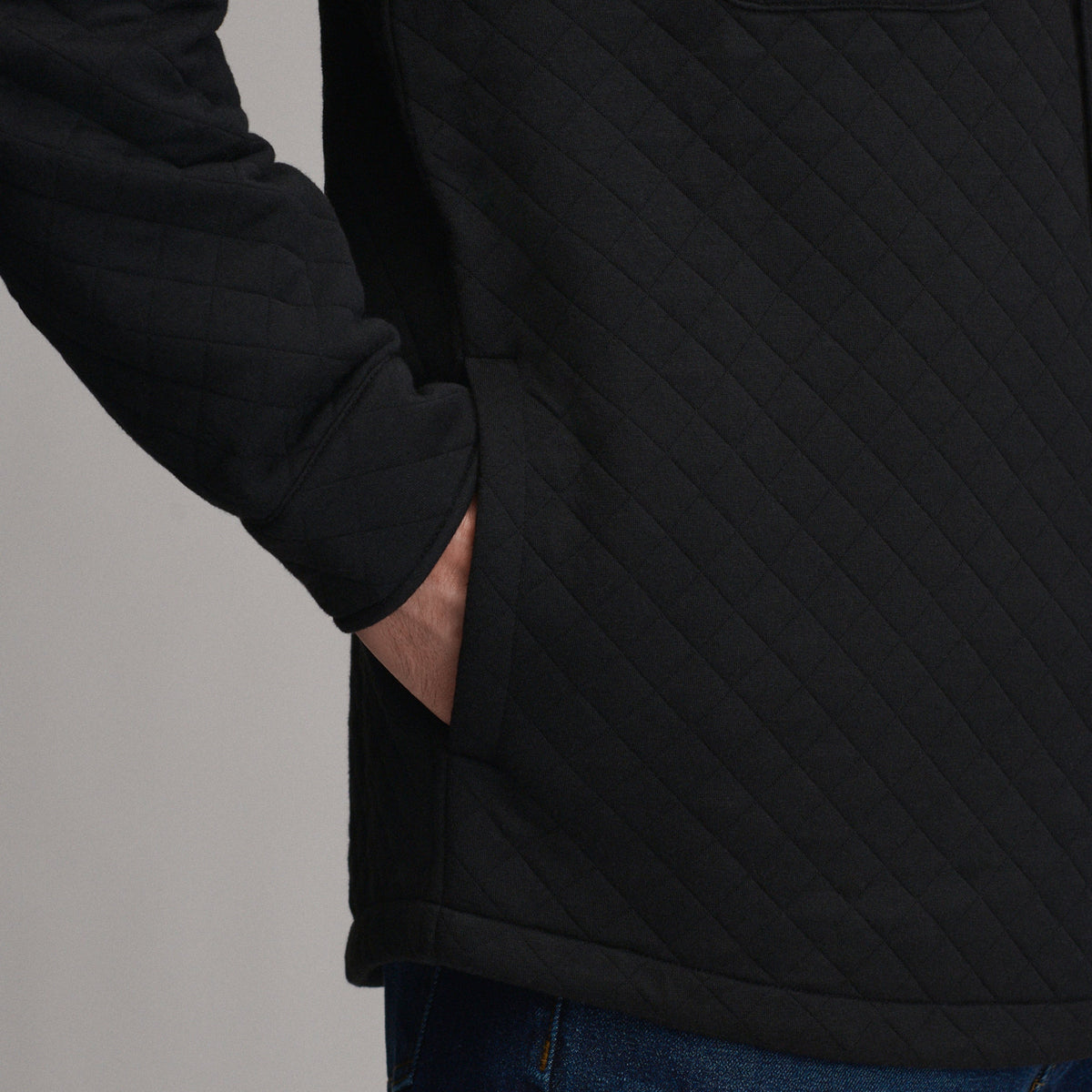 Men's Quilted Shirt Jacket