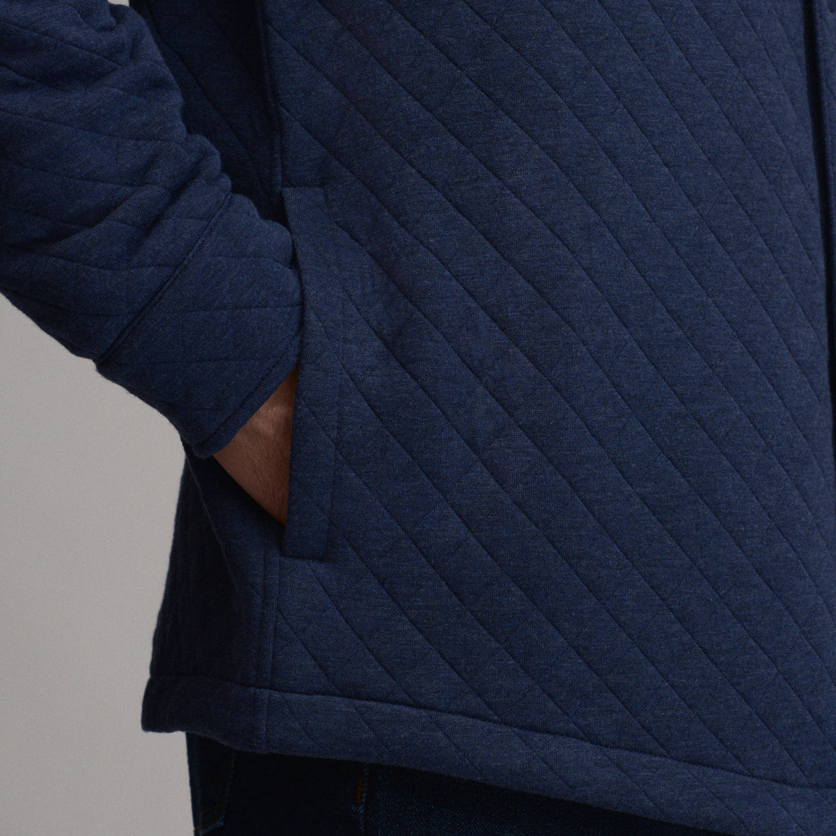 Men's Quilted Shirt Jacket