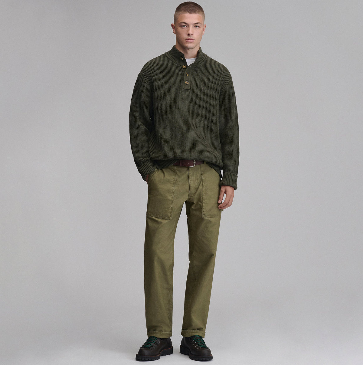 Men's Signature Button-Up Sweater
