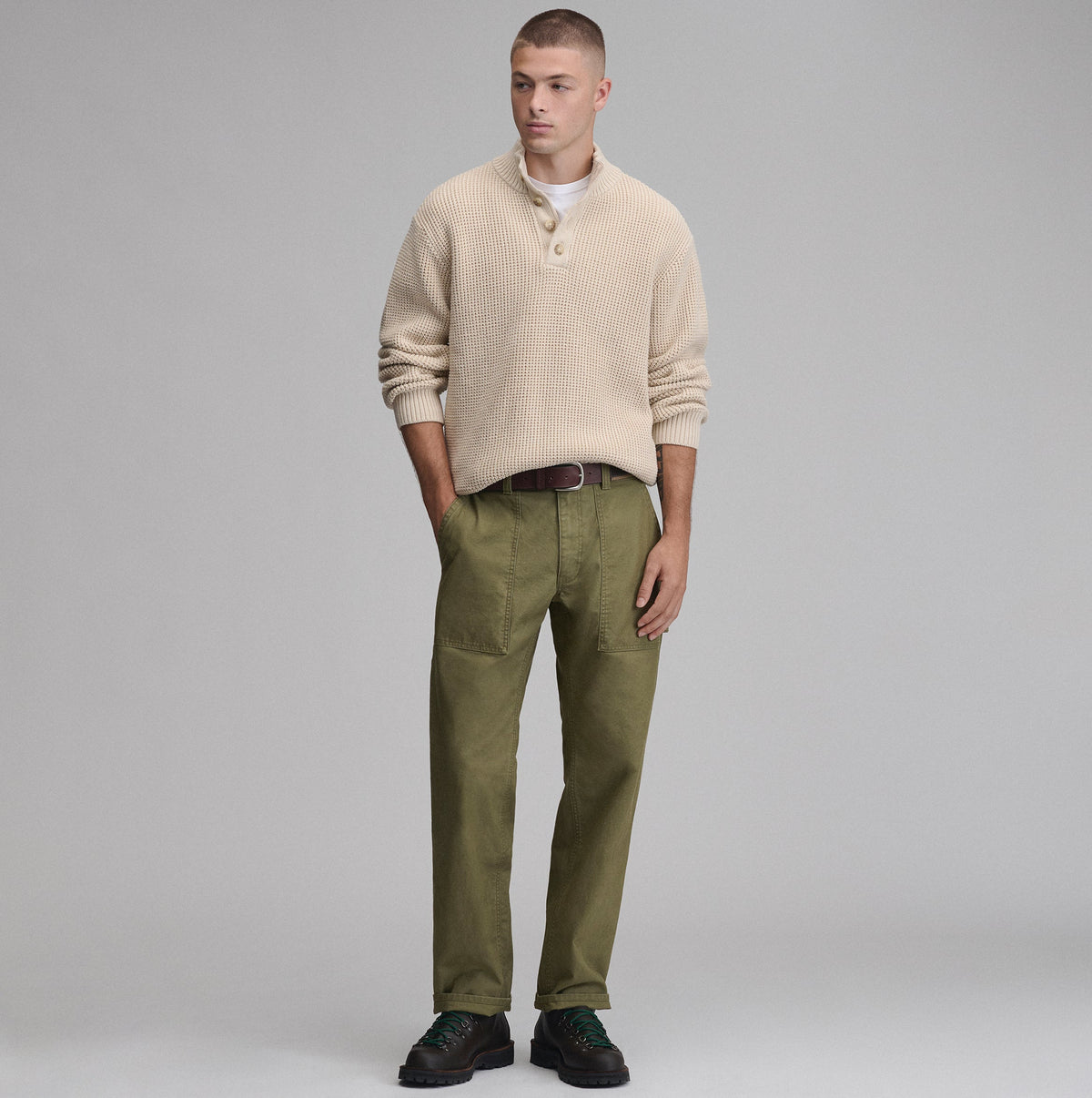 Men's Signature Button-Up Sweater