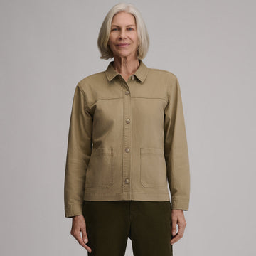 Women's Cotton Twill Shirt Jacket