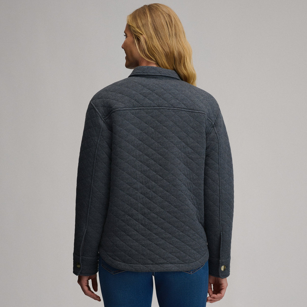 Women's Quilted Shirt Jacket