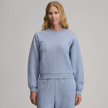 Women's Quilted Crew