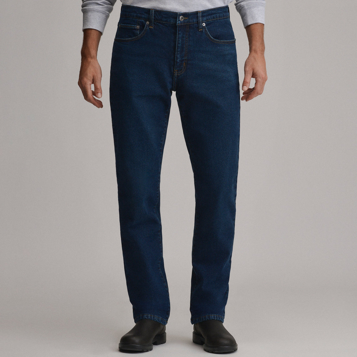Men's Eddie's Flex Fleece Lined Jean - Straight