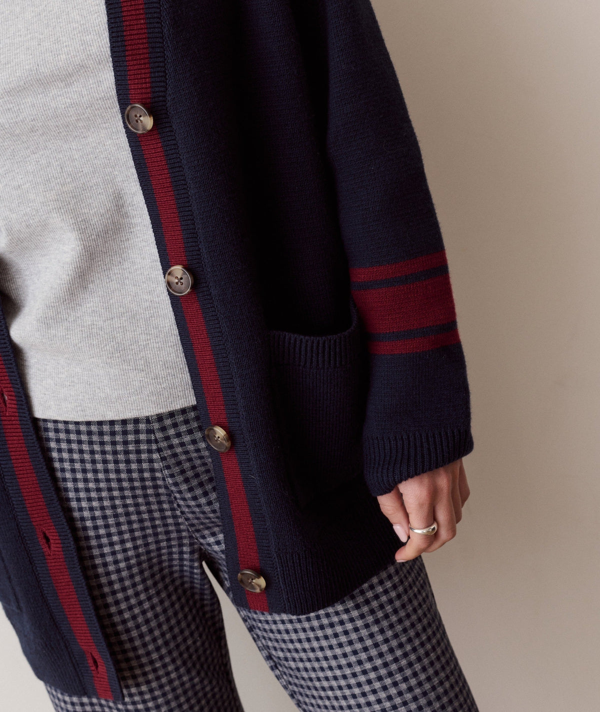 Maggie Varsity Cardigan