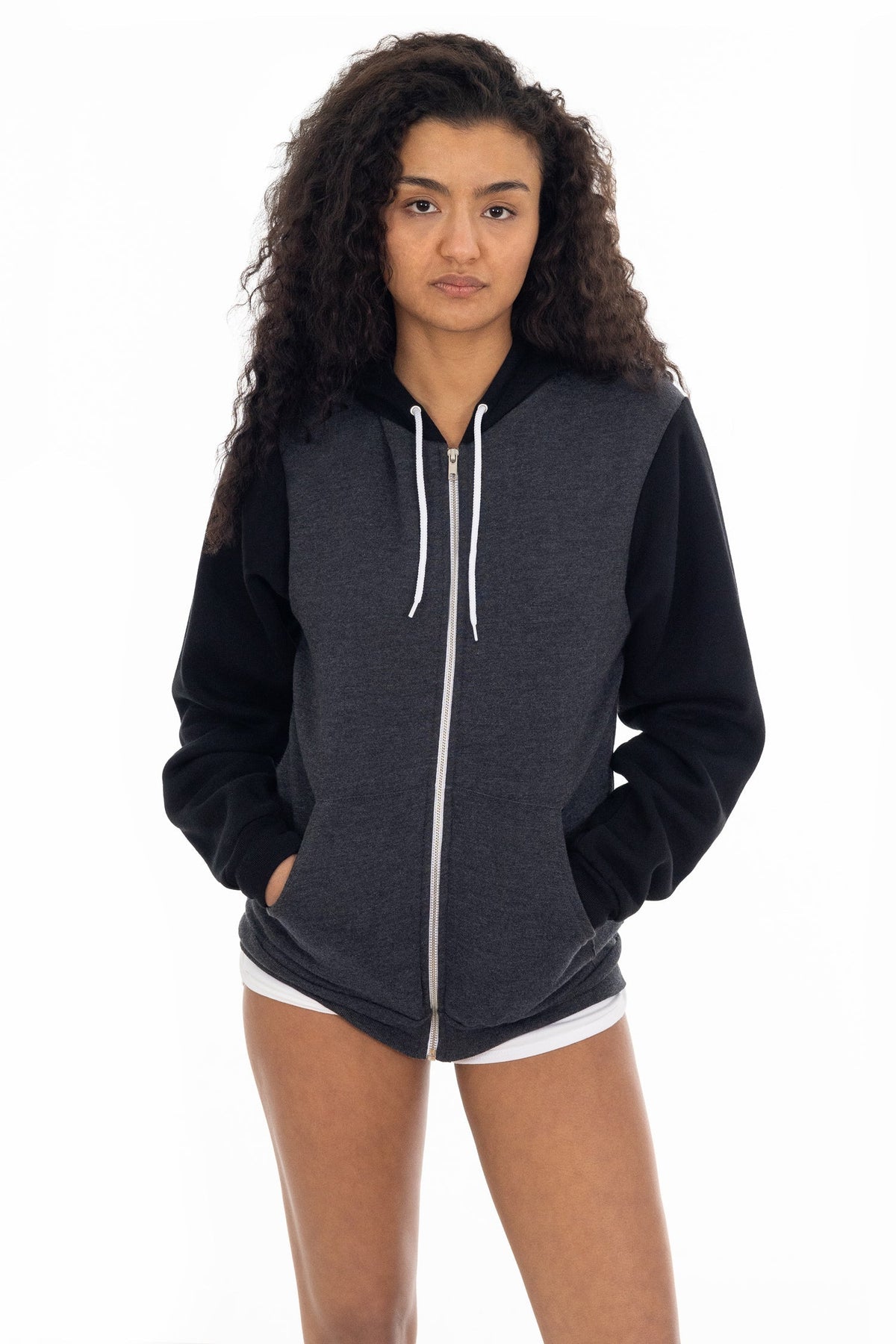 F97 - 8.2 oz 50/50 Zip Hoodie