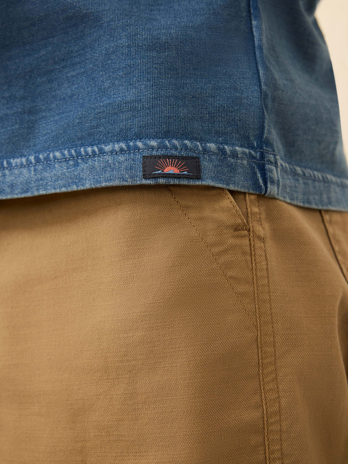 Steven Paul Judd Thunderbird Indigo Tee - Storm River Wash
