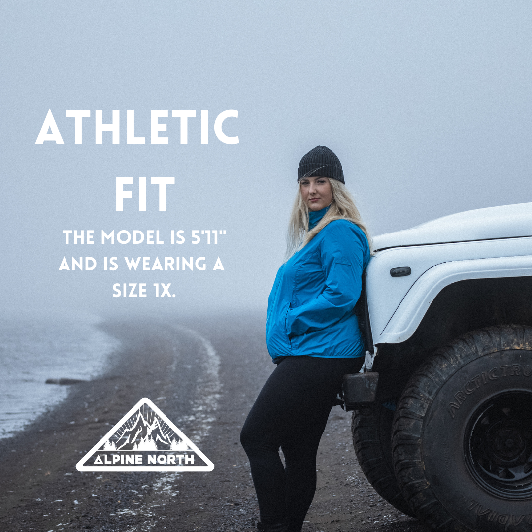 PELLY PLUS | WOMEN'S (RECYCLED) ULTRALIGHT WINDSHELL JACKET, BLUE (PLUS SIZE)