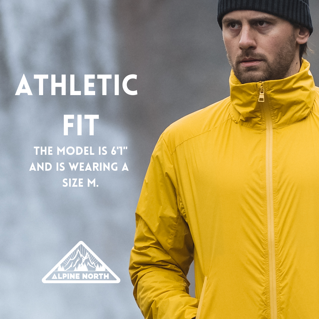 STEWART | MEN'S (RECYCLED) ULTRALIGHT WINDSHELL JACKET, YELLOW