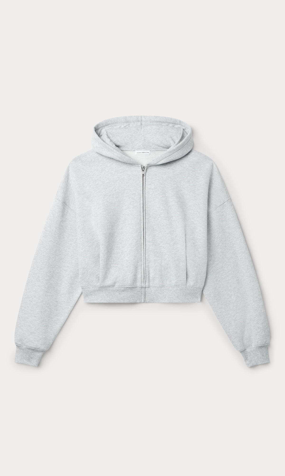 THE ZIP UP SWEATSHIRT | HEATHER GREY