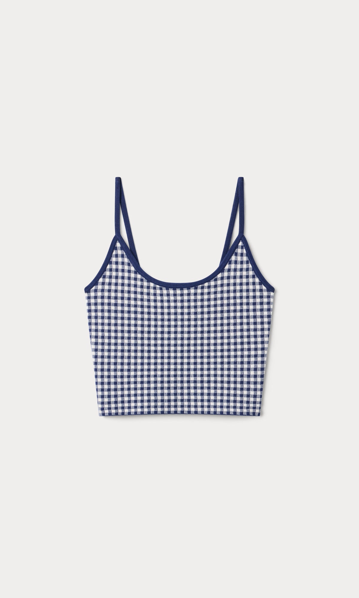 THE KEEPSAKE TANK | NAVY GINGHAM