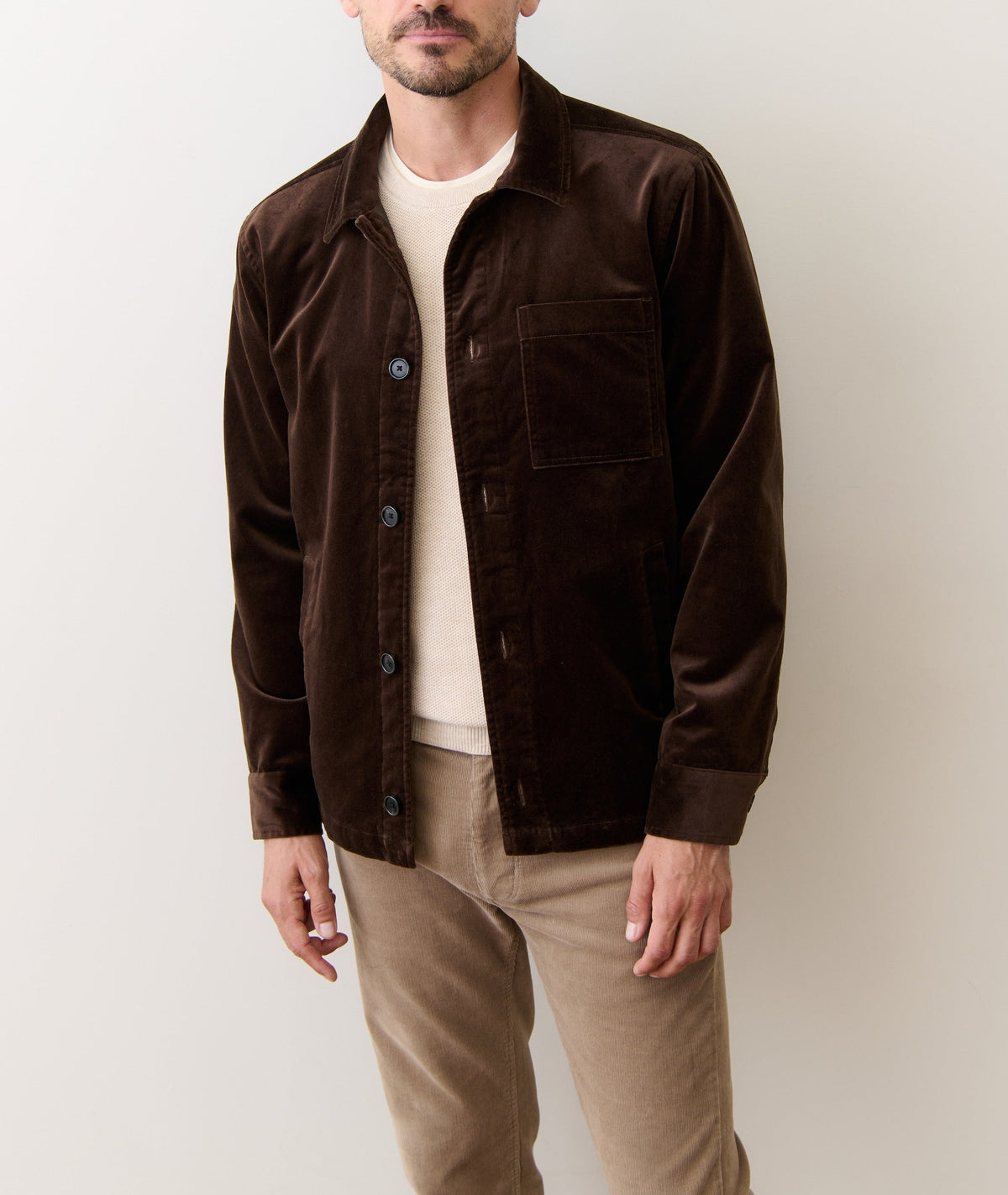 Lorenzo Velvet Overshirt