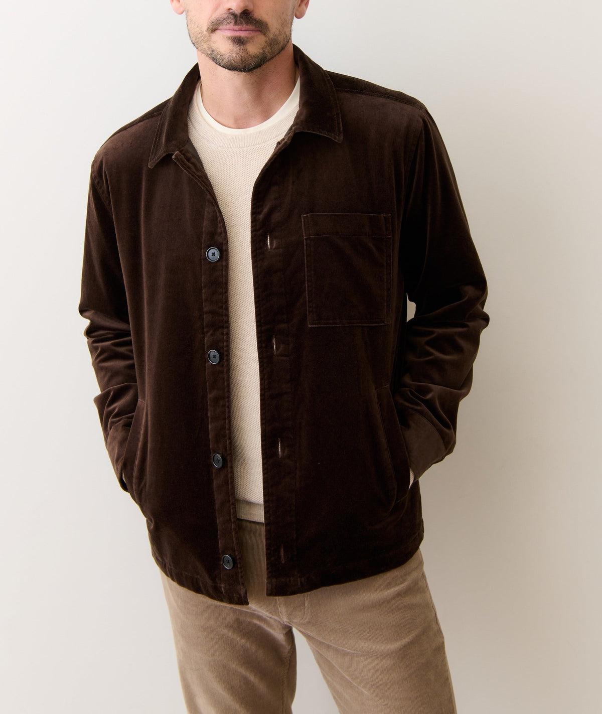 Lorenzo Velvet Overshirt