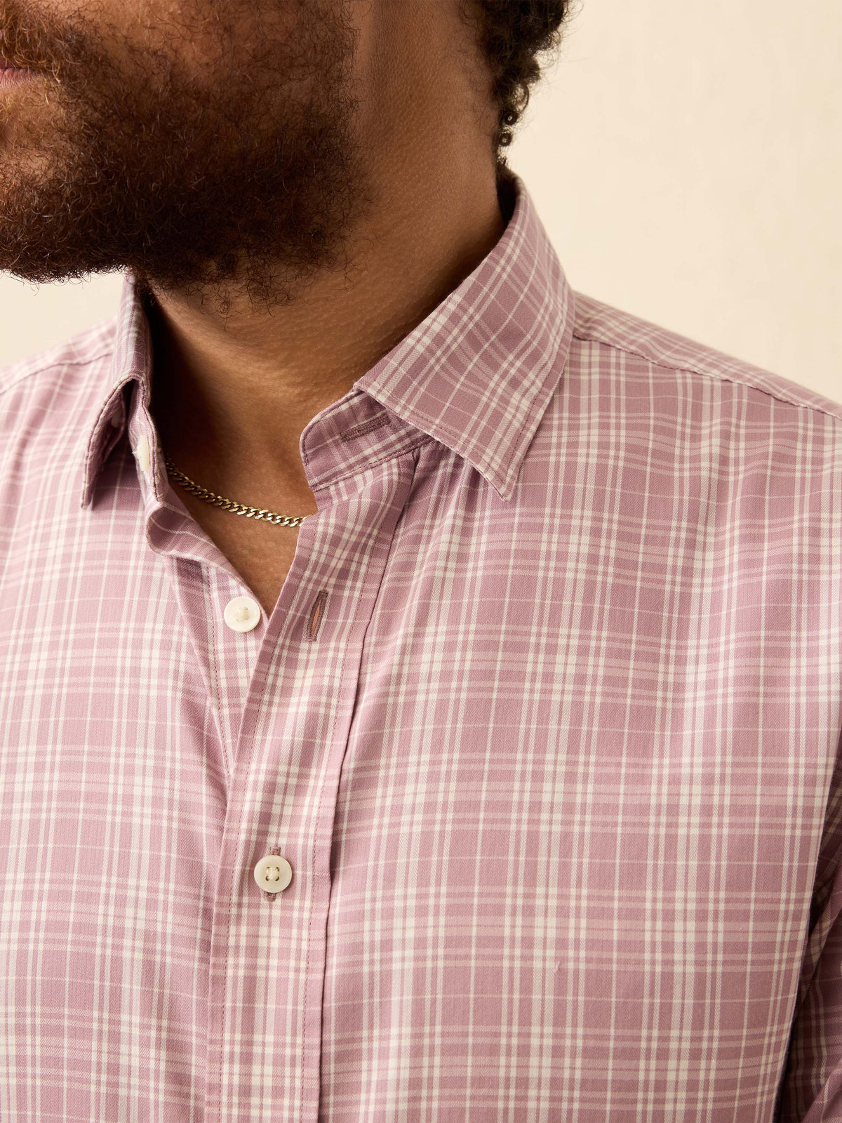 The Movement Shirt - Plum Cloud Plaid