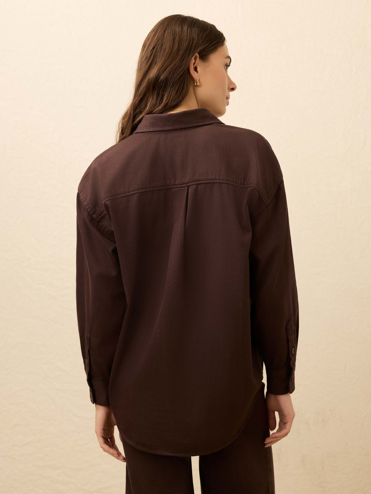 Sunfair Denim Shirt - Chocolate Brown
