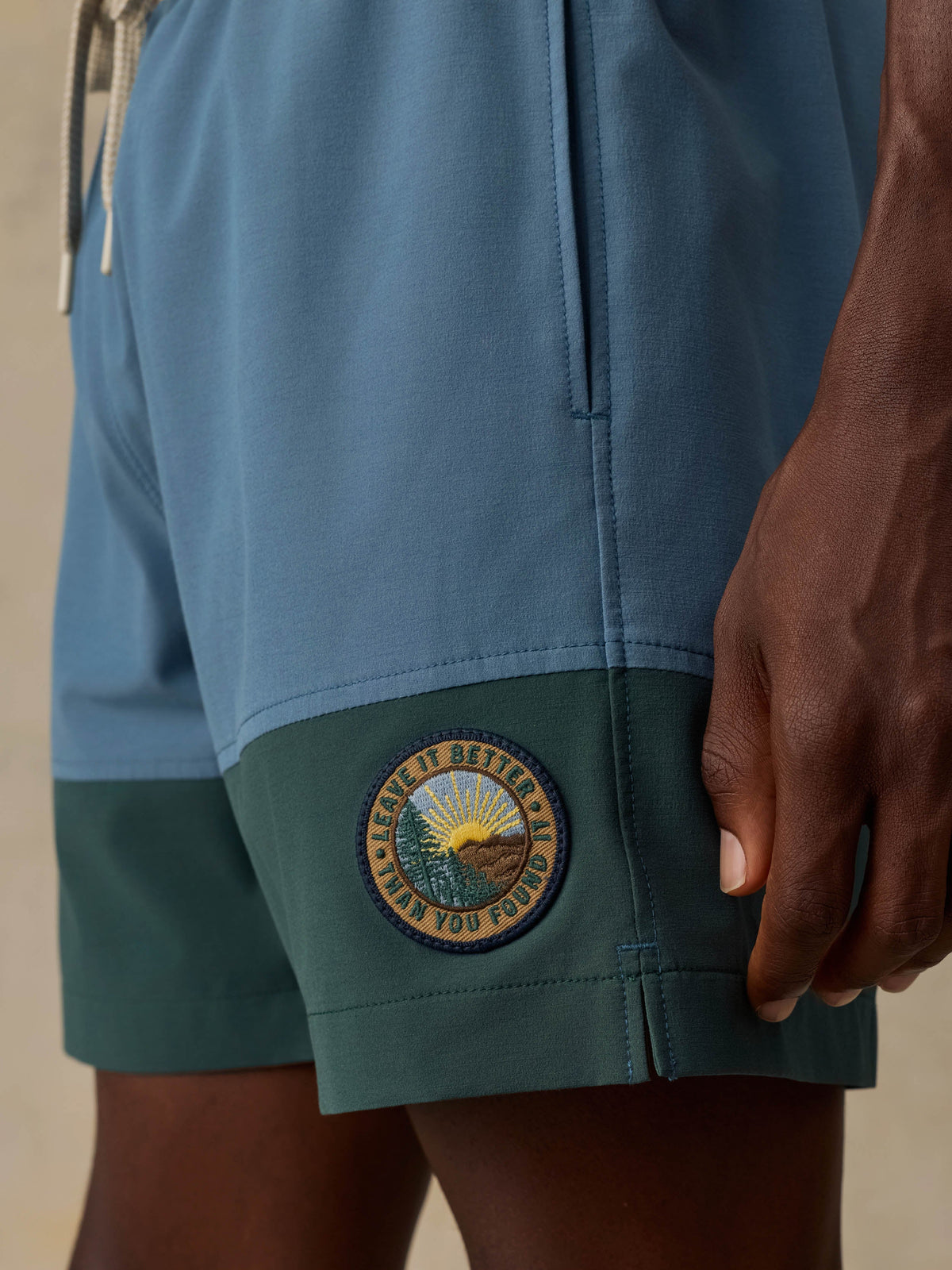 Faherty x Parks Project All Day Trunk (6") - Camp Lake Combo