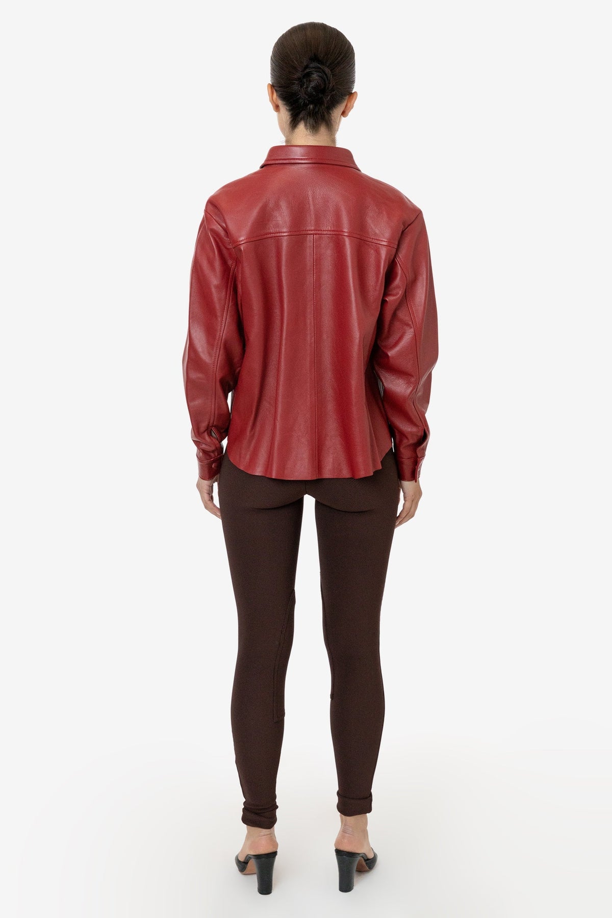RLH3027 - Leather Button Up