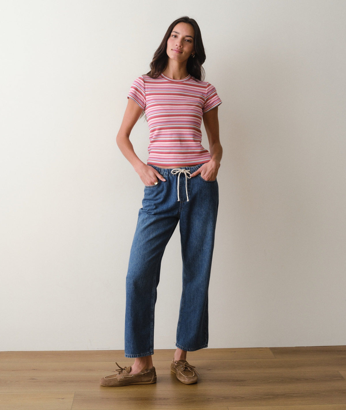 Lexi Rib Sun-In Crew Tee