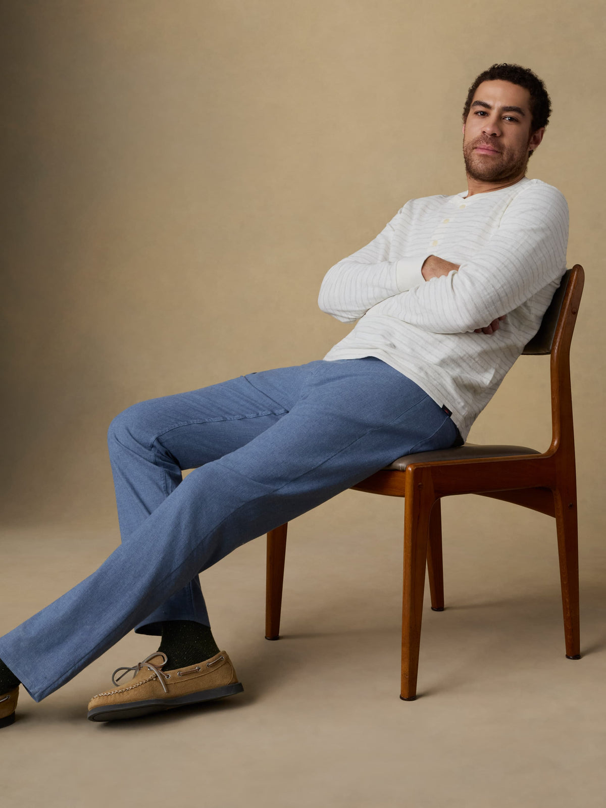 Movement Linen 5-Pocket Pant - Dusk Blue
