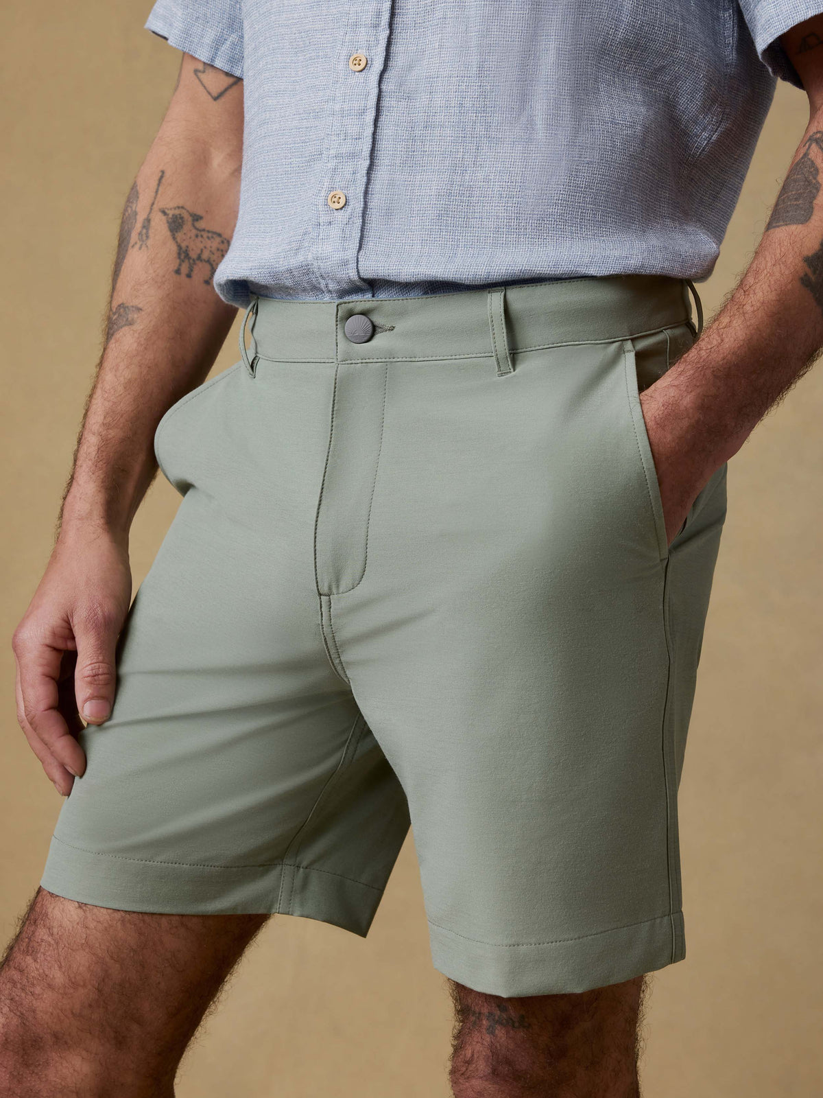 All Day Short (7") - Trail Olive