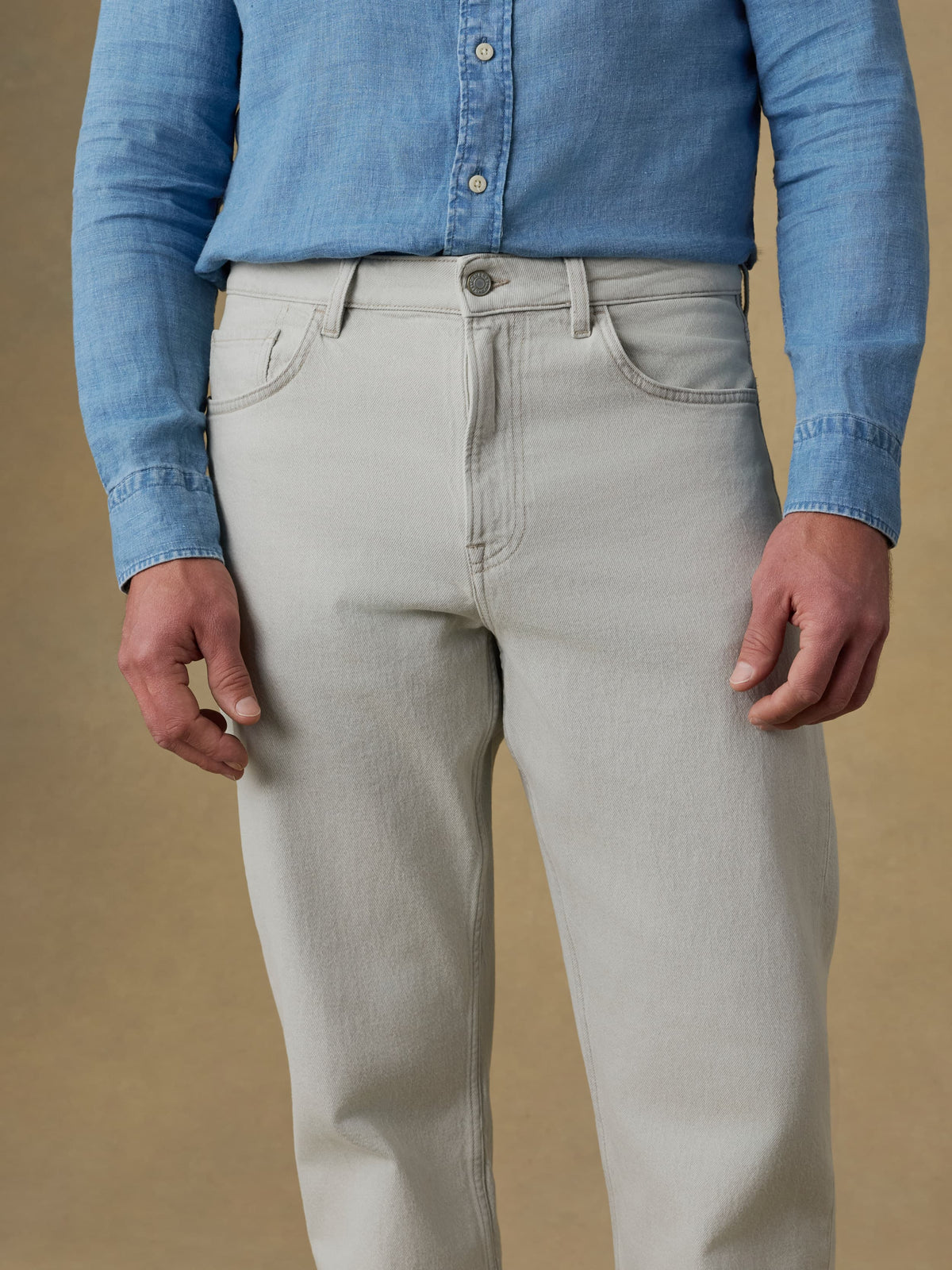 Organic Cotton Denim - Birch
