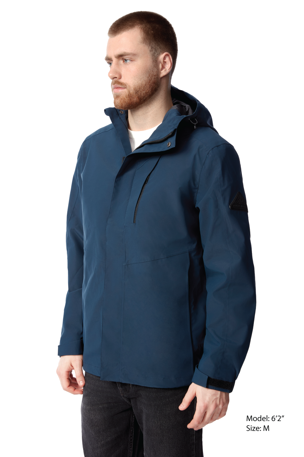 HUDSON | MEN'S RAIN JACKET, NAVY