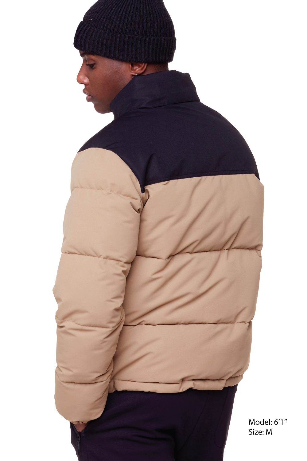 TUKTUT | MEN'S VEGAN DOWN (RECYCLED) PUFFER JACKET, CAMEL