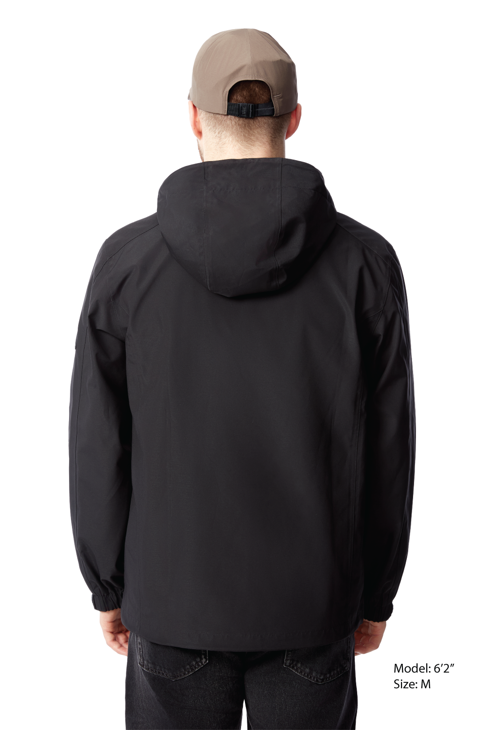 HUDSON | MEN'S RAIN JACKET, BLACK