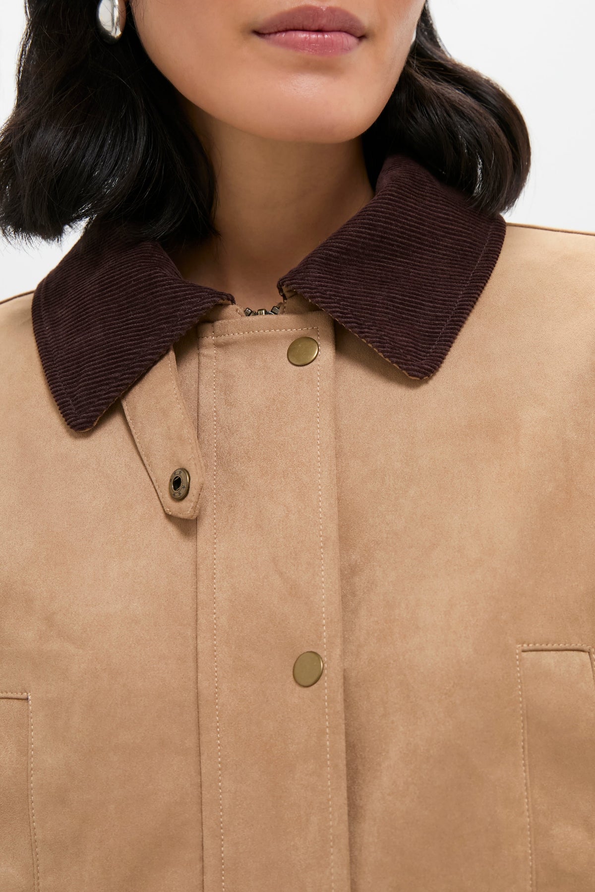 Vegan Suede Barnaby Barn Jacket